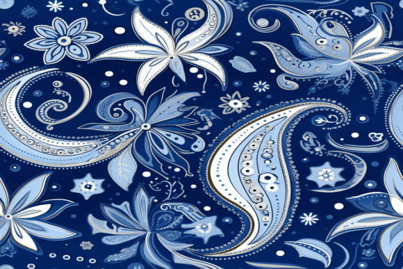Blue Ornament Background: A Versatile Design Element for Creative Projects