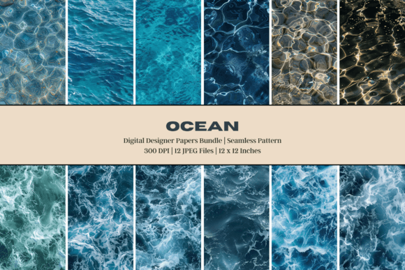 Exploring the Ocean Wave Tides Pattern: A Versatile Design for Creative Projects