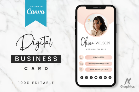 Modernize Your Professional Image with the Royal Rose Digital Business Card Template