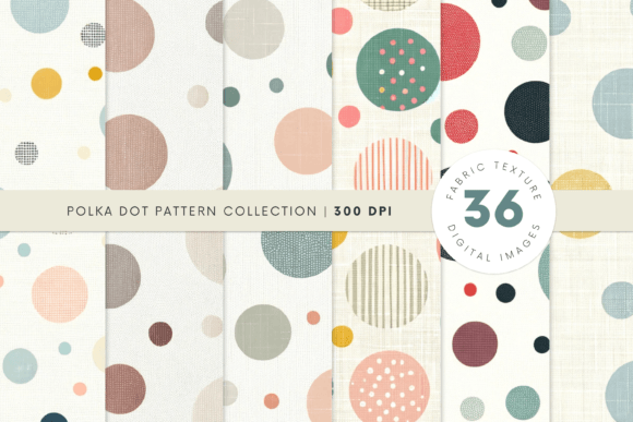 Polka Dot Pattern Digital Paper – A Creative Staple for Modern Designers