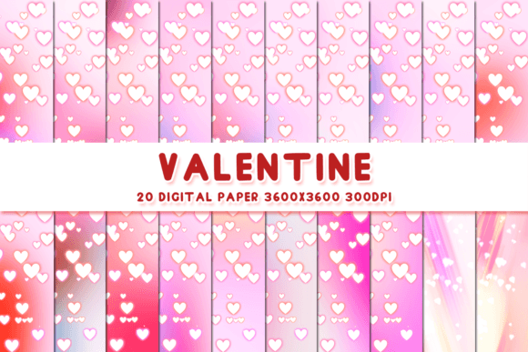 Retro Heart Pattern Digital Papers 9 – A Versatile Design Resource for Business and Creative Projects