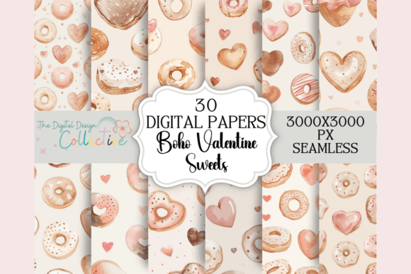 Valentine’s Day Boho Seamless Patterns: A Creative Trend for Modern Designers and Entrepreneurs