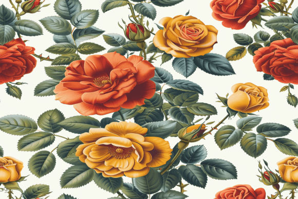 Vintage Rose Floral Pattern: A Timeless Design for Modern Creativity