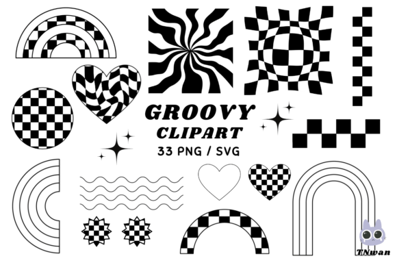Y2k Groovy Retro Checkered Shape Element: A Strategic Design Tool for Modern Creatives